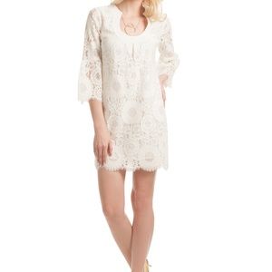 Trina Turk Bonita Dress in Whitewash